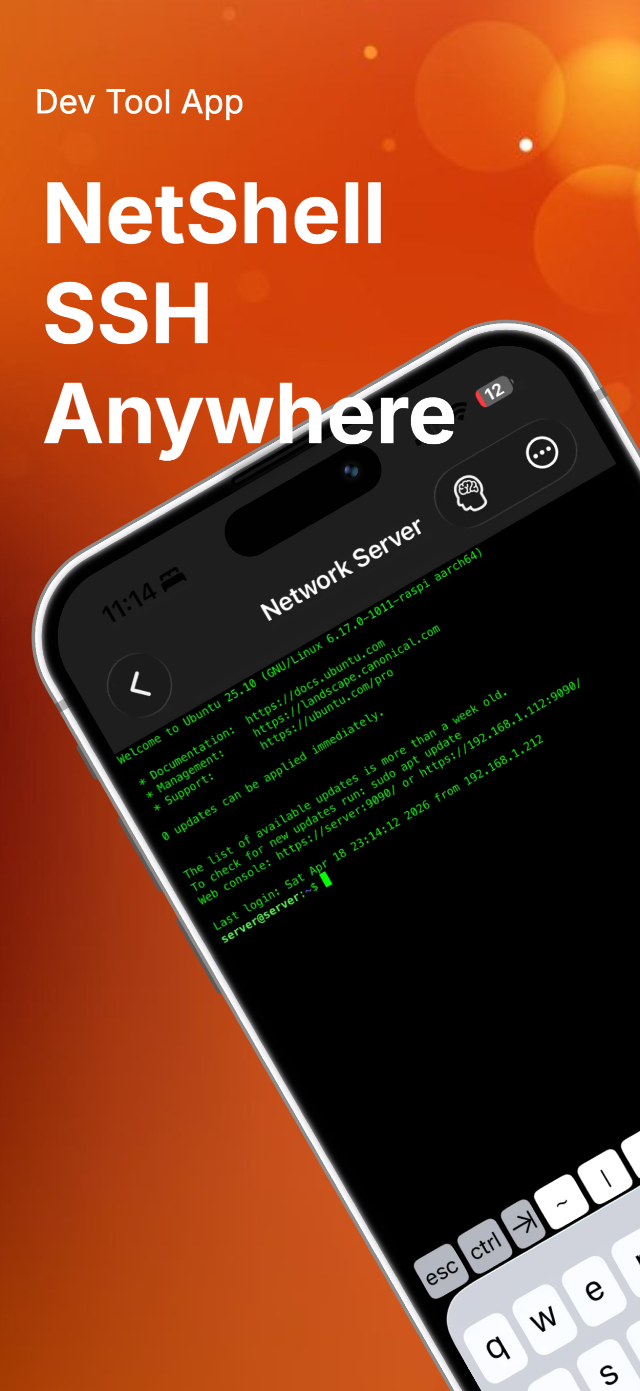 NetShell — SSH anywhere