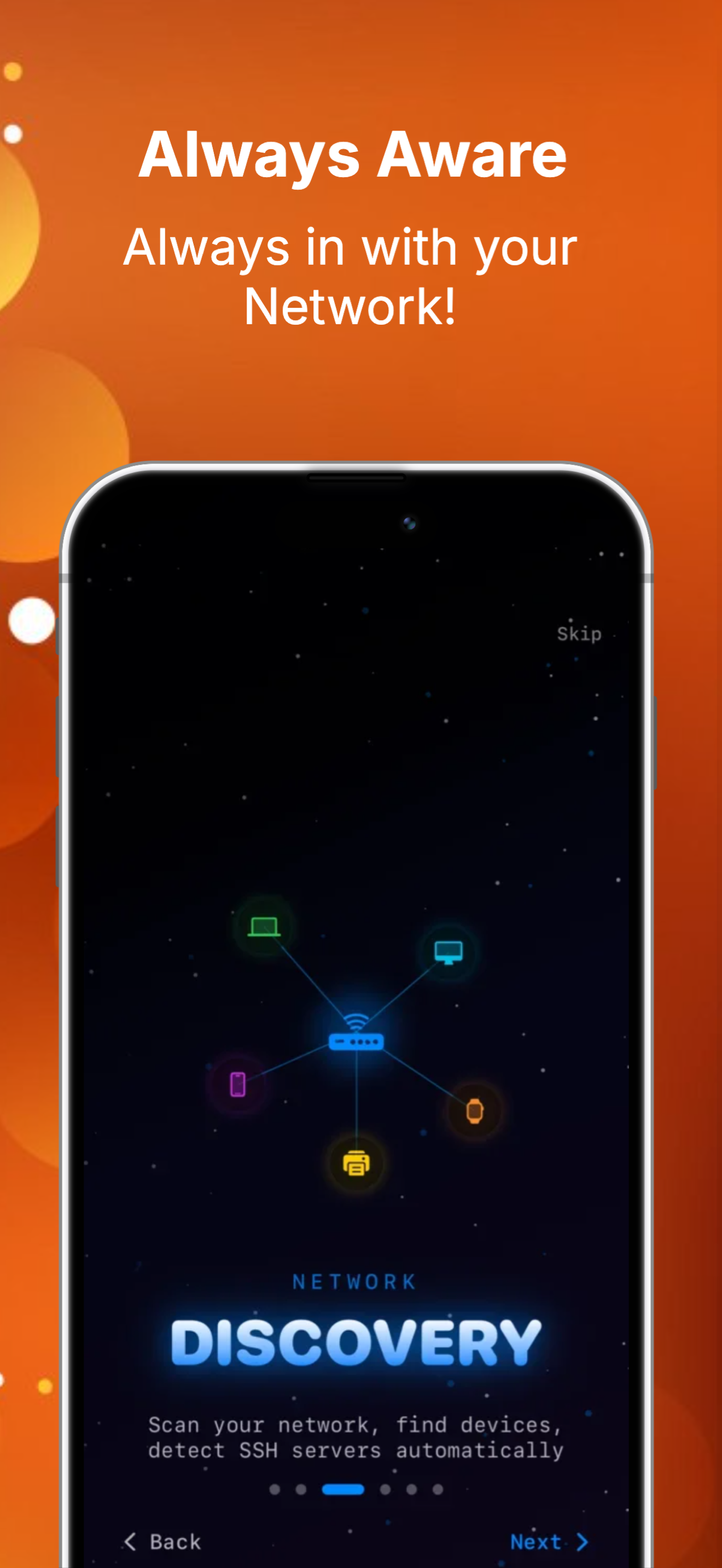 Network discovery — scan and find devices